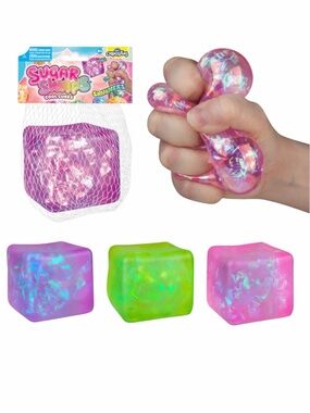 Sugar Swaps Cool Cubes Shimmers Squish Squishy Sensory Toy Cube